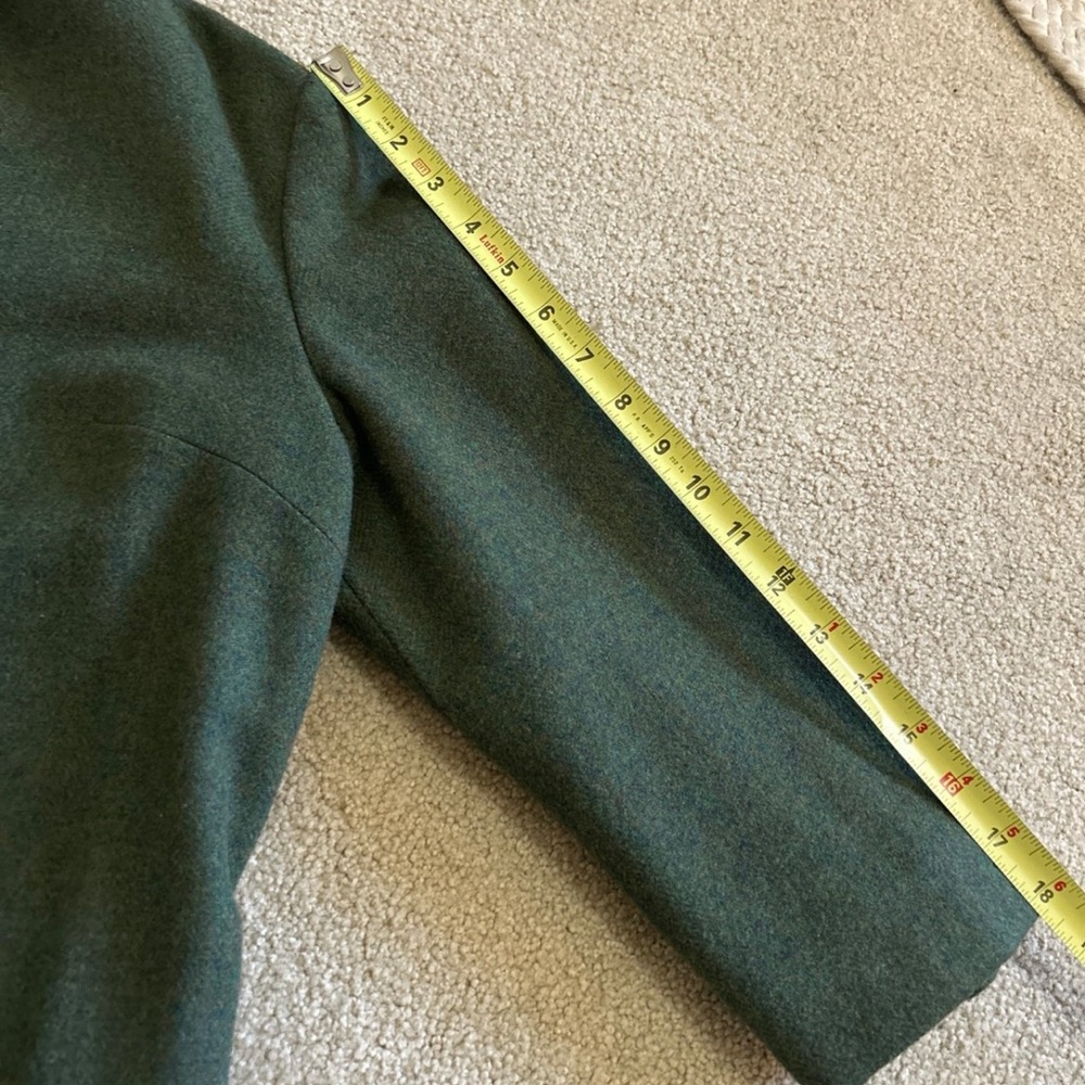 Pendleton Forest Green Jacket With Vibrant Orange… - image 7